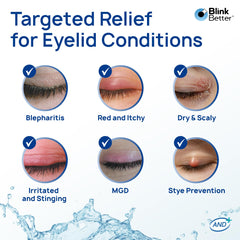 Botella BlinkBetter BetterLids junto a objeto de referencia para tamaño portátil
