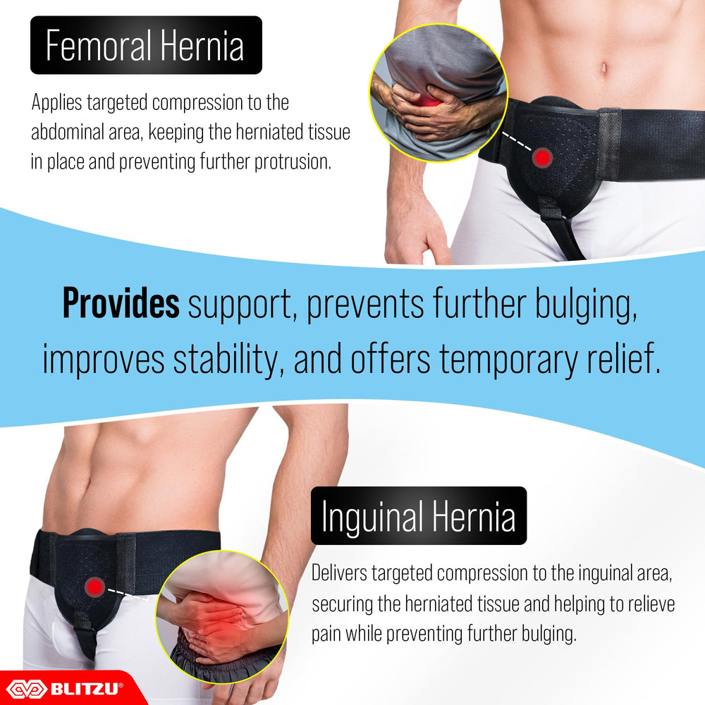 BLITZU faja junto a mano para mostrar escala y tamaño compacto