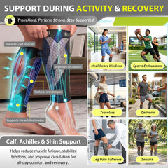 BLITZU deportista usando mangas durante carrera para mejor recuperación