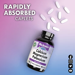 BlueBonnet 90 pastillas: suministro conveniente para una suplementación diaria.