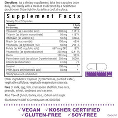 BlueBonnet B6-B12: apoyo para rendimiento diario y estado de ánimo estable.