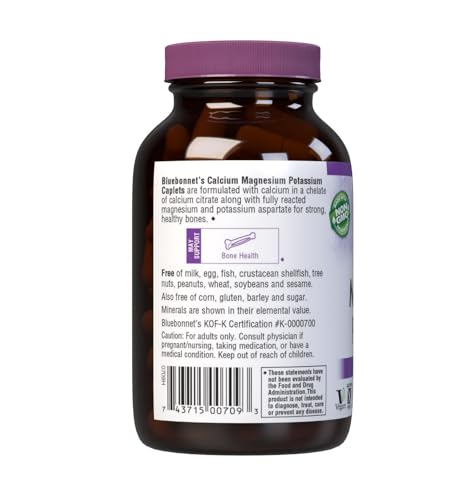 BlueBonnet calcio 1000 mg: contribuye al soporte estructural diario de los huesos.