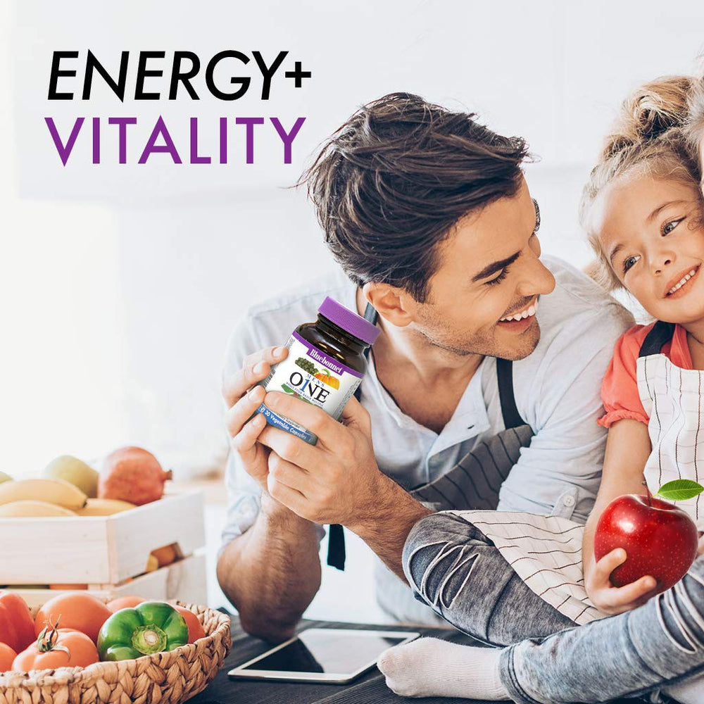 BlueBonnet One for Men: mezcla vegetal orgánica para nutrición diaria.