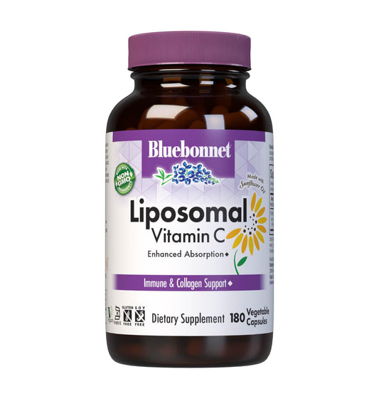 BlueBonnet Vitamina C liposomal 1000 mg en botella para apoyo inmunológico