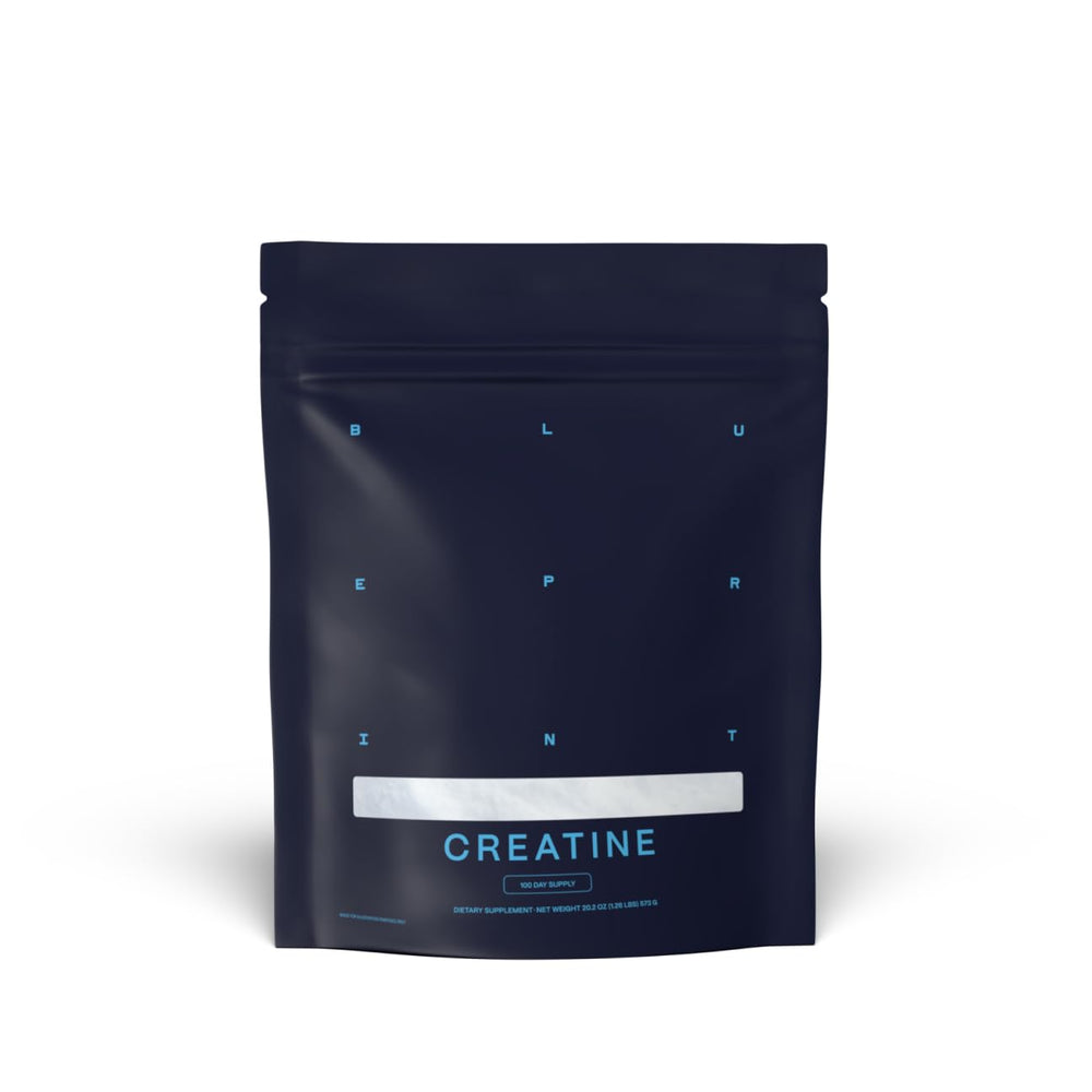 Envase Blueprint Bryan Johnson visto de frente muestra diseño y cantidad