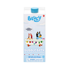 Bluey frontal del envase mostrando diseño y beneficio suave