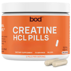 Bod frasco frontal mostrando diseño y cantidad de cápsulas para comodidad
