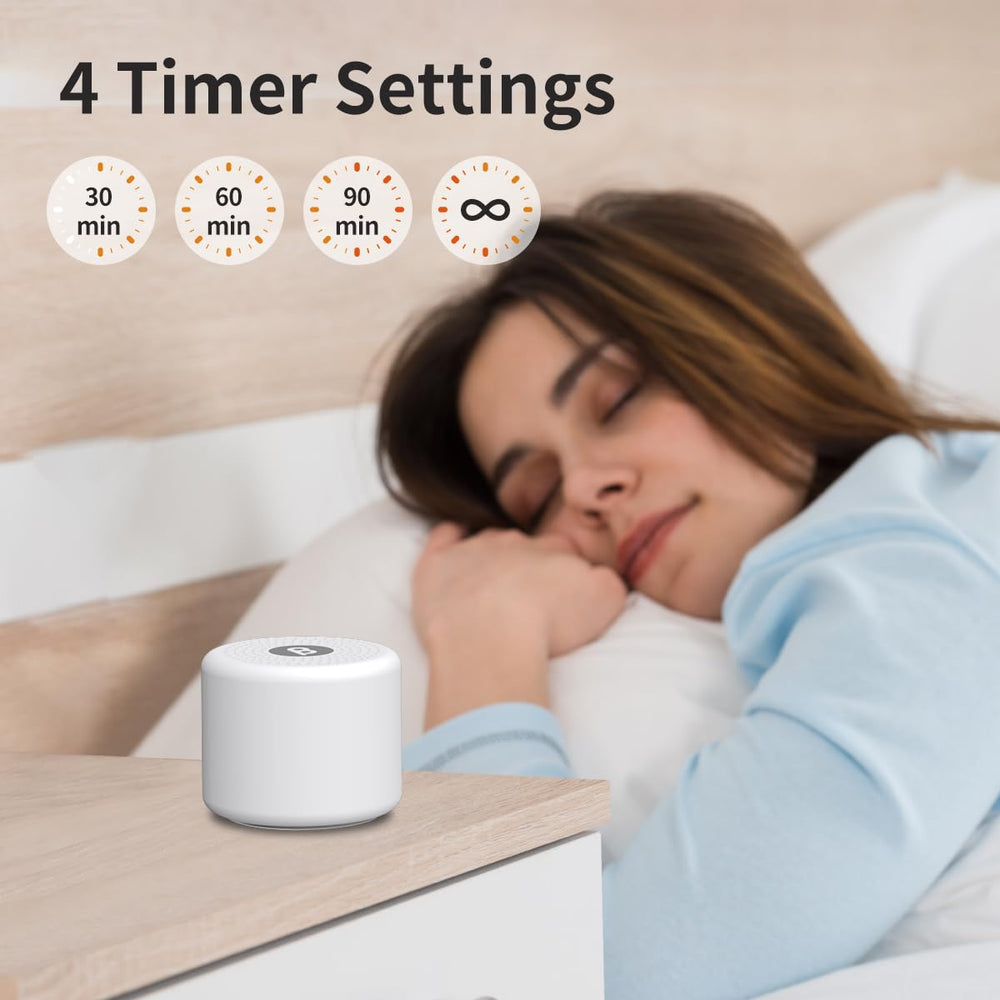 BodyHush colocado junto a una cuna ayudando a calmar al bebé con sonidos relajantes