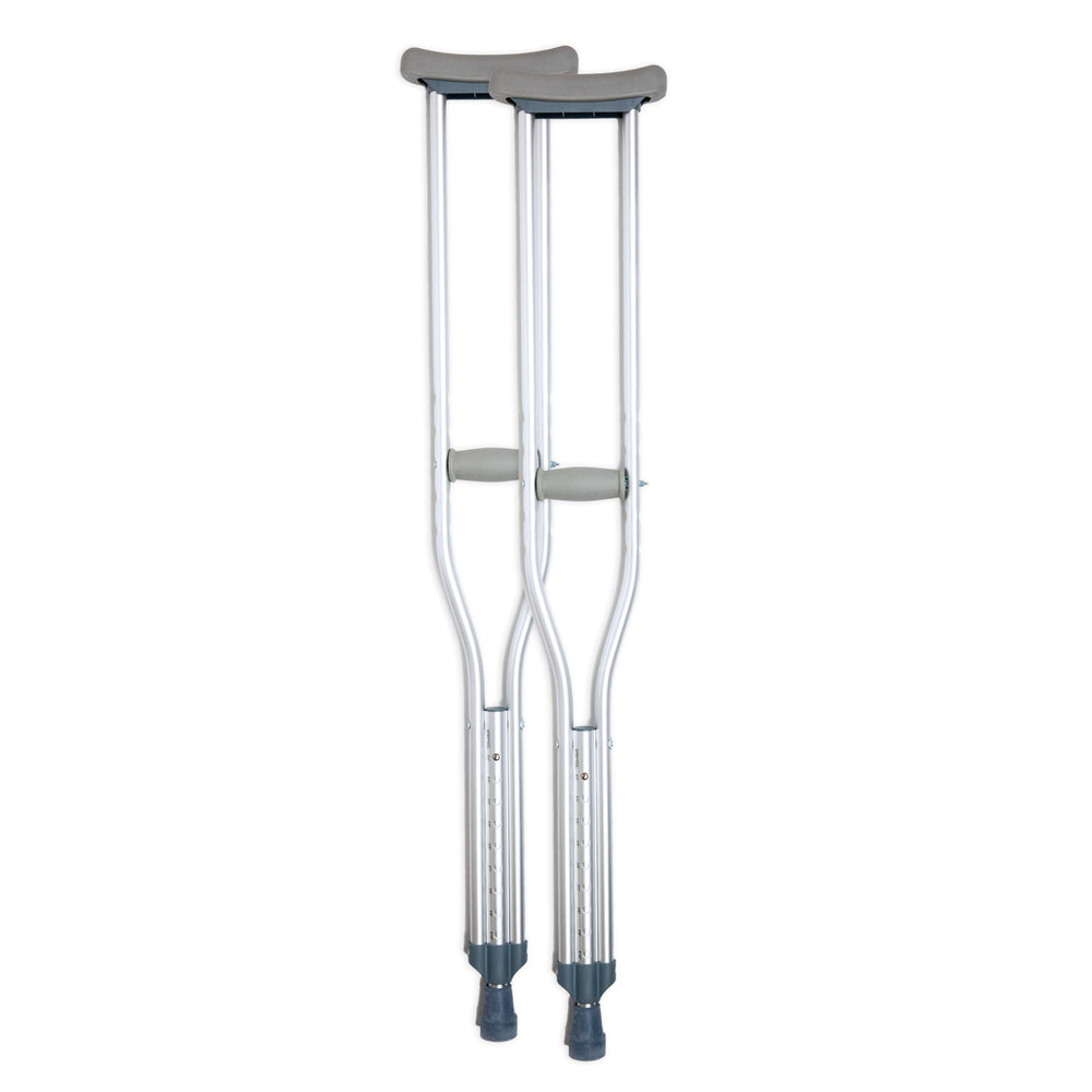BodyMed muletas de aluminio frente par con soporte estable