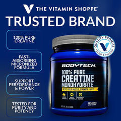 BodyTech textura micronizada de creatina mostrando mejor disolución