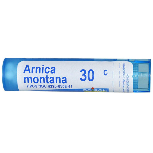 Boiron Arnica Montana 30C bolitas: alivio del dolor muscular y rigidez