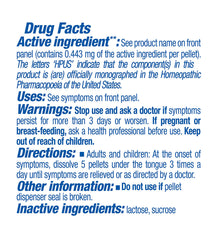 Boiron Hepar Sulphuris Calcareum 200CK, tubo de dosis rápida útil al primer síntoma de tos