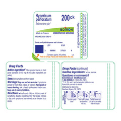 Boiron empaque frente a sello de calidad que sugiere fabricación controlada