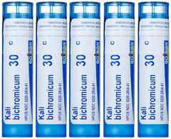 Boiron Kali Bichromicum 30C empaque de 5 frascos para resfriados