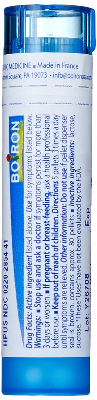 Kali Bichromicum 30C pellets disolviéndose para alivio suave