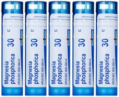Boiron Magnesia Phosphorica 30C, paquete de 5 perlas disolventes para malestares estomacales