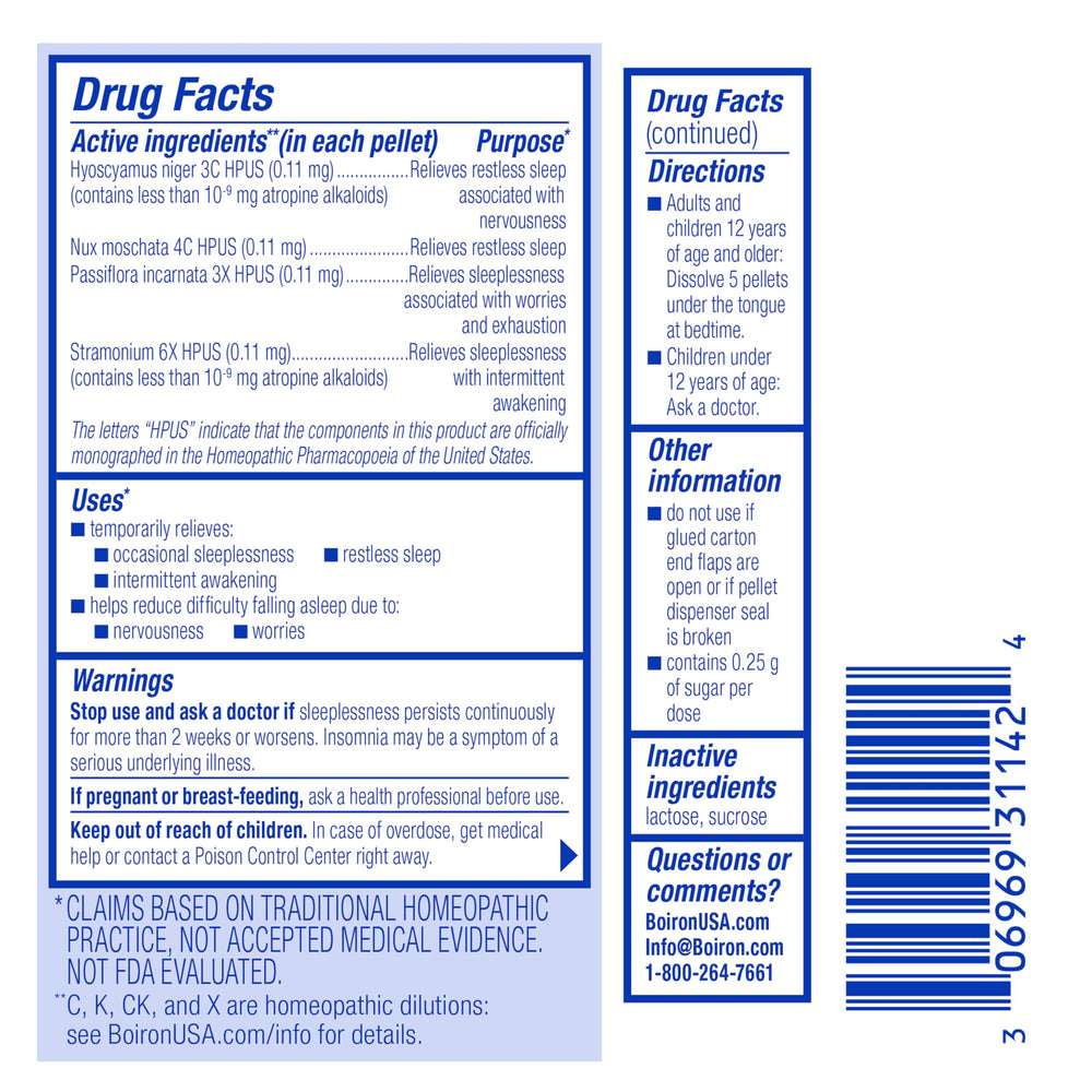 Apto para mayores de 12 años para uso nocturno con SleepCalm en movimiento.