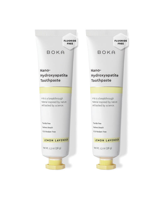 Boka envase frontal mostrando el diseño y beneficio de cuidado del esmalte