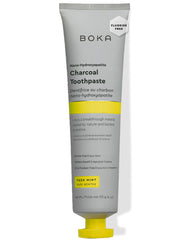 Boka frente del tubo mostrando diseño y marca, asegura confianza visual