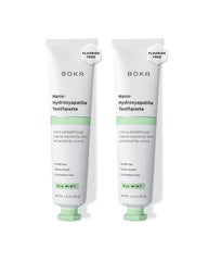 Boka pasta dental vista frontal mostrando marca y diseño, transmite confianza