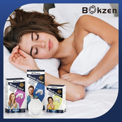 Escena nocturna con protector Bokzen en mesita, tranquilidad y protección dental