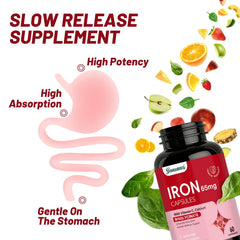 Bonuanci etiqueta nutricional legible con hierro 65 mg, beneficio de transparencia y confianza