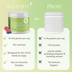 Boobie Brands envase en mano para comparar tamaño y servir rápido