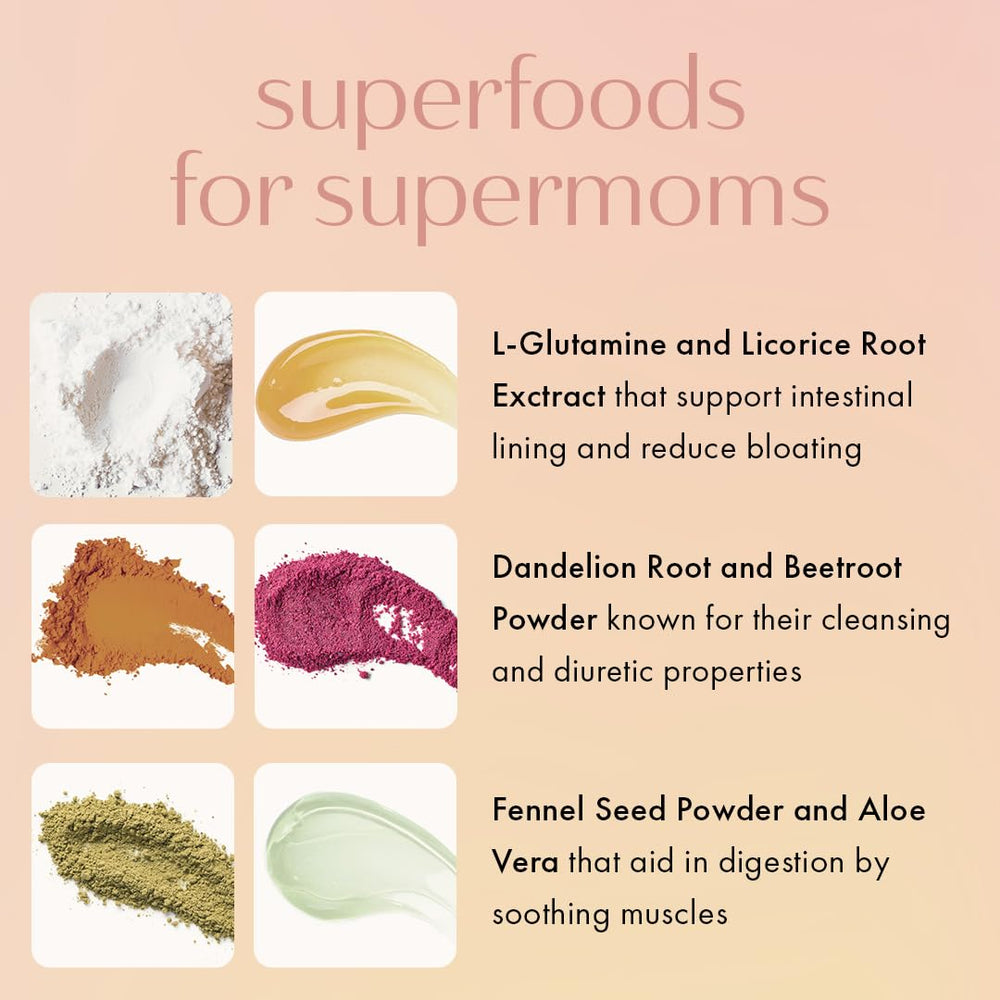 Boobie Debloat Max: muestra la línea de superalimentos para el bienestar.