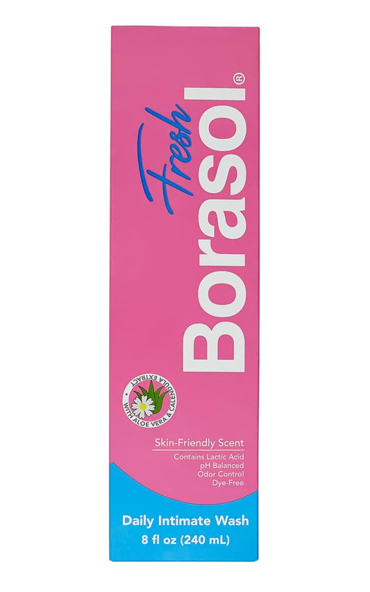 BORASOL frente del envase mostrando etiqueta clara y 8 oz para identificar producto