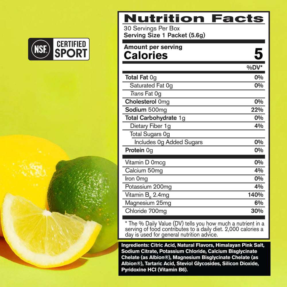 BARE PERFORMANCE NUTRITION sobres individuales mostrando conveniencia y dosificación clara