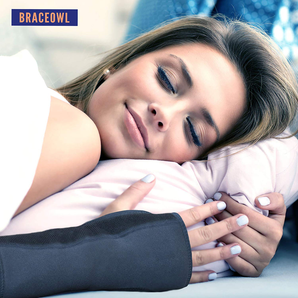 BRACEOWL close-up de tejido transpirable para confort prolongado