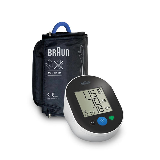 Braun ExactFit 2 vista frontal con pantalla clara que facilita lectura rápida