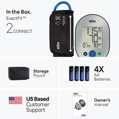 App Braun Healthy Heart sincronizada con Braun ExactFit 2 Connect para guardar tendencias
