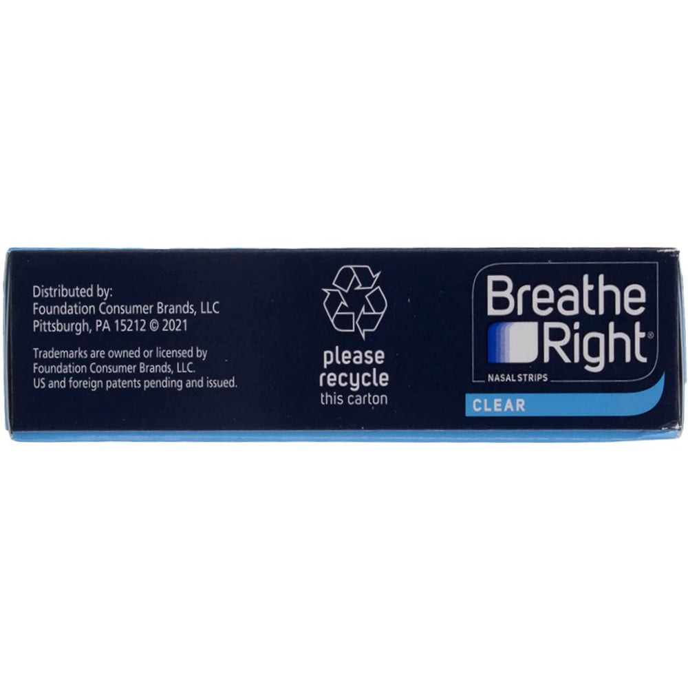 Breathe Right escala con mano para comparar tamaño y ajuste personalizado