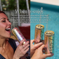 BREZ pack de 12 latas ideal para reuniones y almacenaje