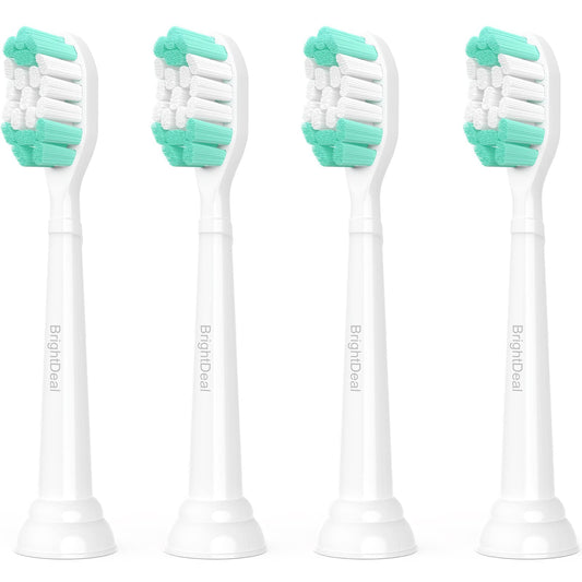 BrightDeal caja frontal pack 4 mostrando compatibilidad con Sonicare y ahorro