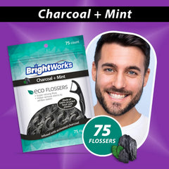 BrightWorks etiqueta con información de material reciclado y origen