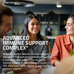 Bronson L-Lisina Defensa con ajo y extractos herbales.