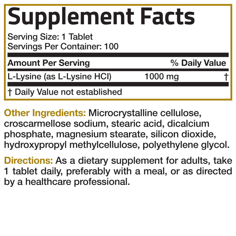 Bronson L-Lysine en contexto de estilo de vida activo que inspira incorporación