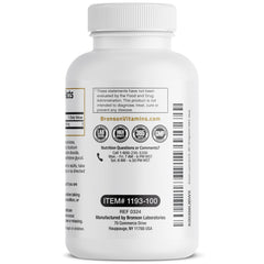 Bronson L-Lysine primer plano de tabletas mostrando textura y pureza