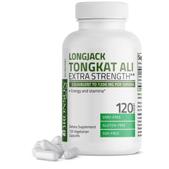 Bronson Longjack Tongkat Ali Extra Strength bottle for daily wellness.