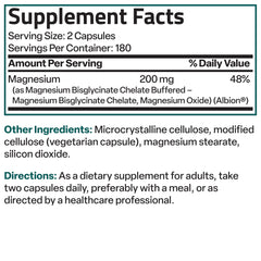 Bronson Magnesium Glycinate: uso diario recomendado para bienestar diario