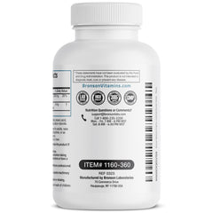 Bronson melatonin orange flavor label communicates pleasant taste during night rituals