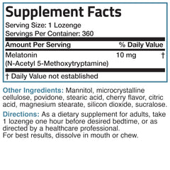 Bronson Melatonina disolución rápida, absorción rápida antes de dormir