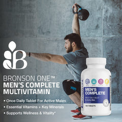 Bronson ONE multivitamin packaging with cGMP quality emphasis