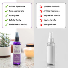 Brookethorne Naturals tamaño 4oz comparado con una mano para escala práctica