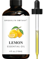 Brooklyn Botany botella frontal de aceite de limón con protección UV