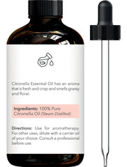 Brooklyn Botany gotero del aceite de citronela mostrando control preciso de dosis