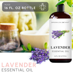 Brooklyn Botany gota de aceite lavanda detalle que muestra pureza y uso