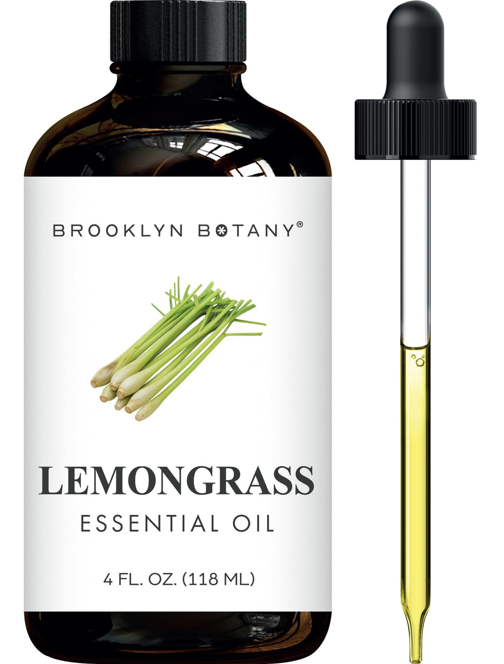 Brooklyn Botany botella frontal de lemongrass protegiendo aroma